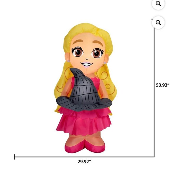 NEW Gemmy Glinda the Good Witch Wicked Stylized Airblown Yard Inflatable - Picture 8 of 8